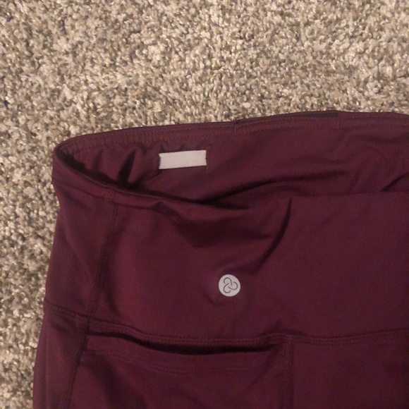 Zella Long Legging Burgandy Large - Picture 4 of 5